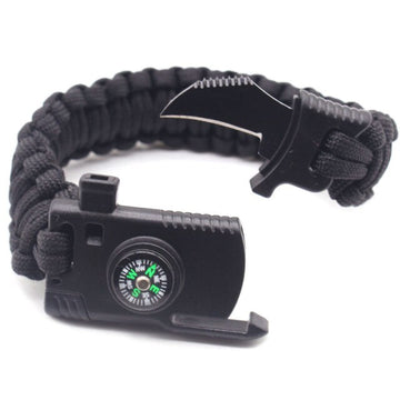 Multi-function Paracord Survival Bracelet Outdoor Camping Rescue Emergency Rope